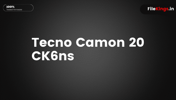 Tecno Camon 20 CK6ns