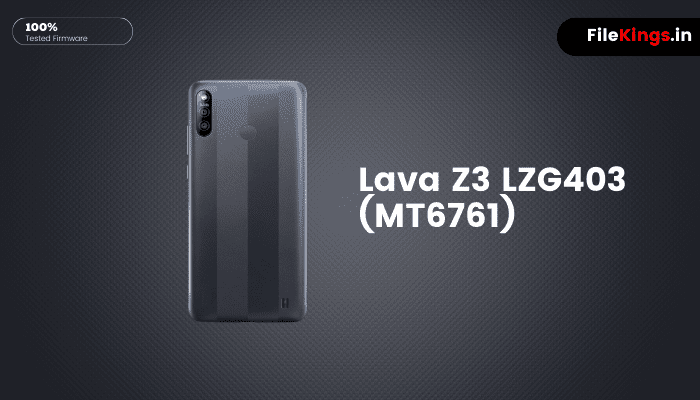 Lava Z3 LZG403 MT6761