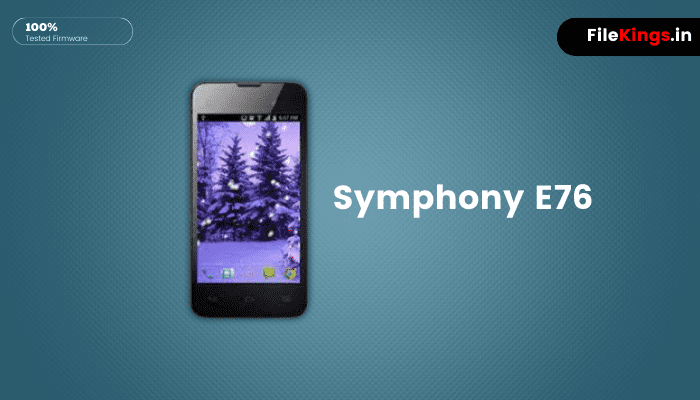 Symphony E76 Firmware File