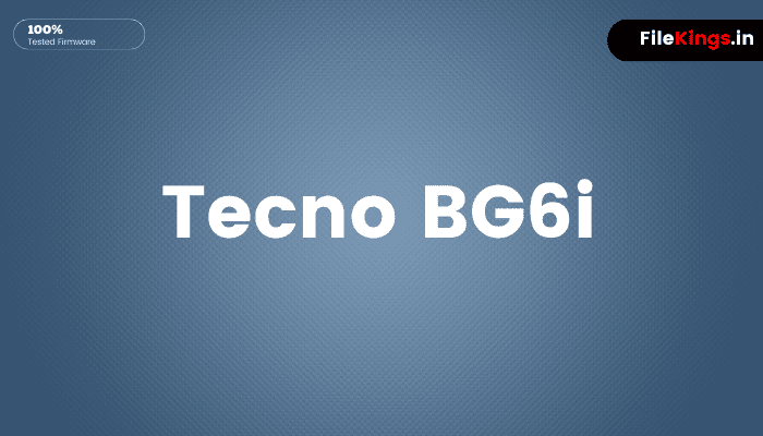 Tecno BG6i